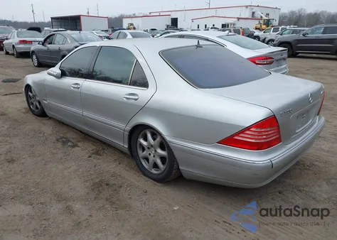 2003 Mercedes-Benz S 500 from USA, damaged, VIN WDBNG84J63A362933